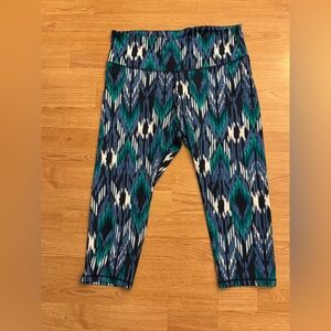 Old Navy Active Blue and Green Leggings